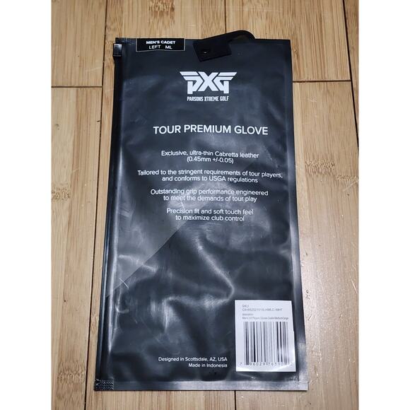 PXG Tour Premium Glove WHITE Mens LEFT Medium Large ML Cabretta Leather Cadet - Picture 3 of 3